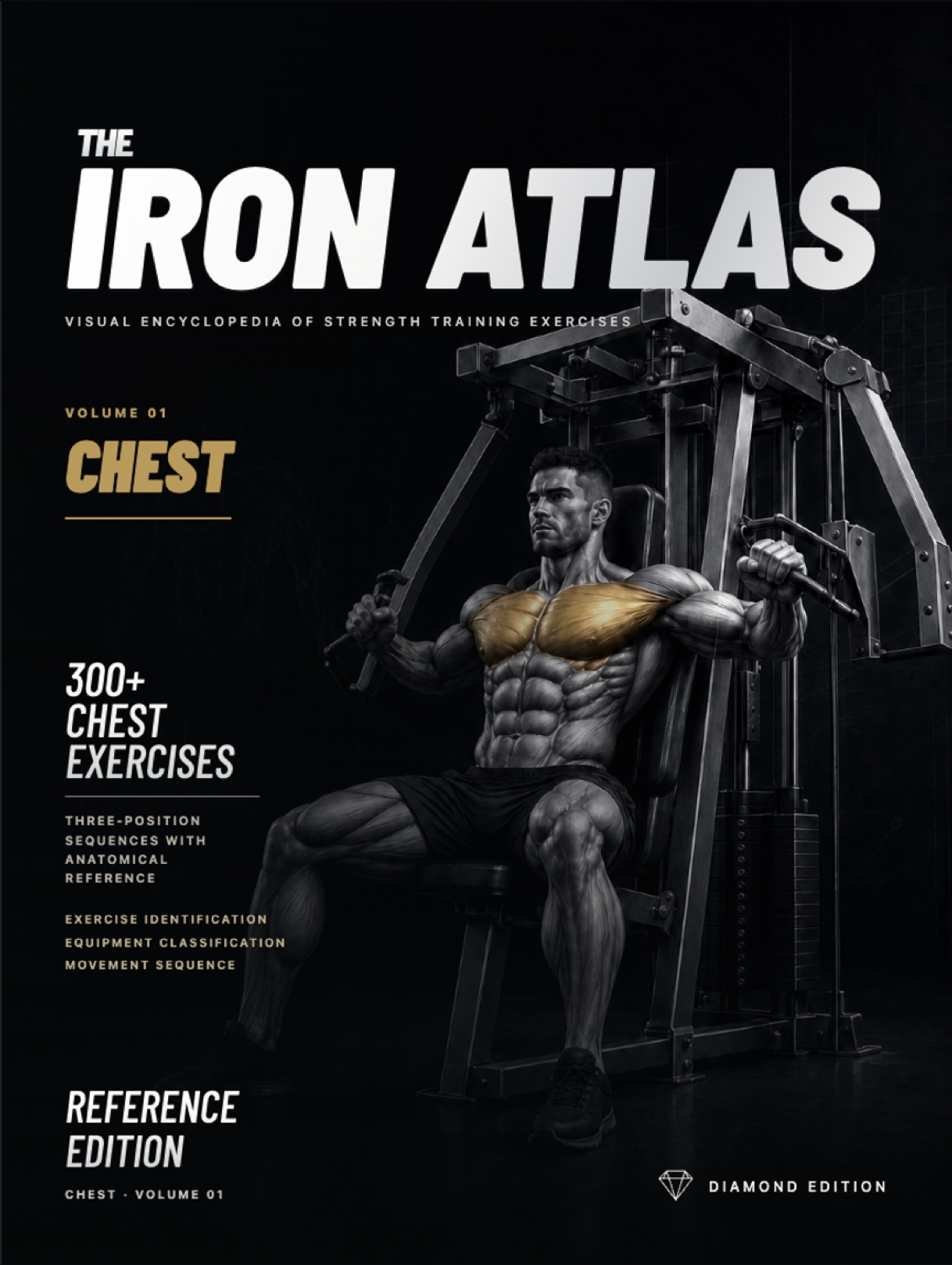 The finished front cover of The Iron Atlas: Chest