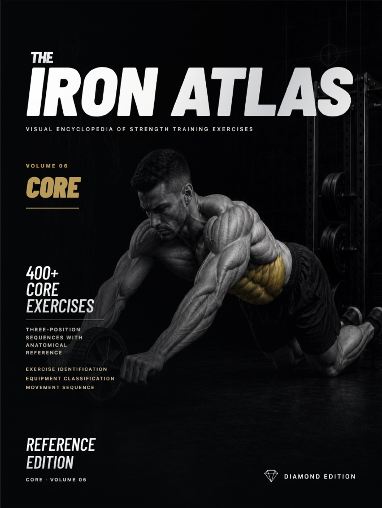 The finished front cover of The Iron Atlas: Core